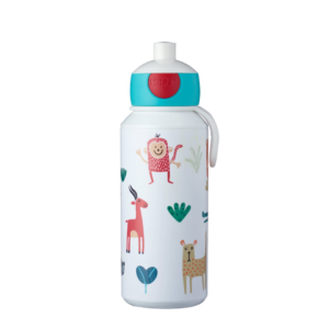 Botella con pico retráctil