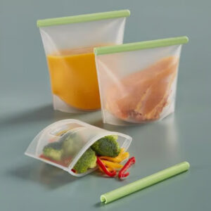 Kit 3 bolsas reutilizables de silicona